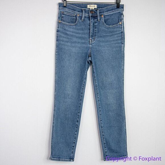 Madewell Stovepipe Jeans in Leaside Wash, 27 - Picture 3 of 15